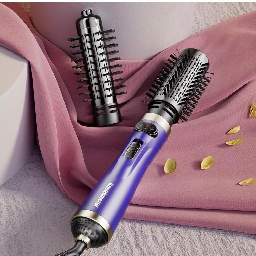 Beautimeter Hair Dryer Brush, Rotating Blow Dryer Brush with 2-Inch and 1.5-Inch